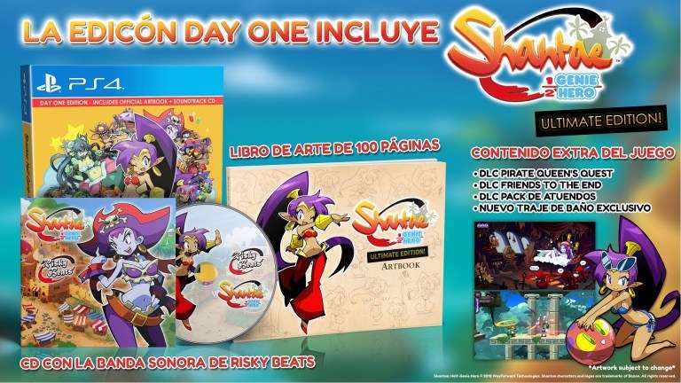 Detallado el contenido de la «Day One Edition» de Shantae Half Genie Ultimate Edition