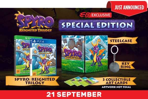 Presentan una edición especial de Spyro Reignited Trilogy