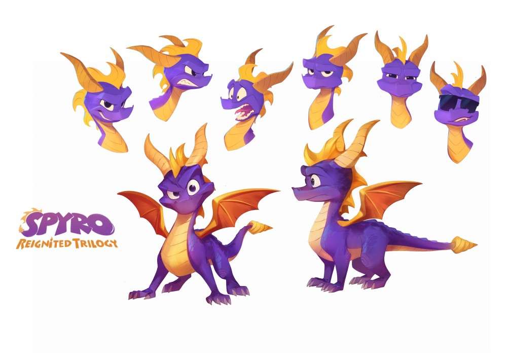 El ilustrador de Spyro Reignited Trilogy comparte varios artes sobre el juego