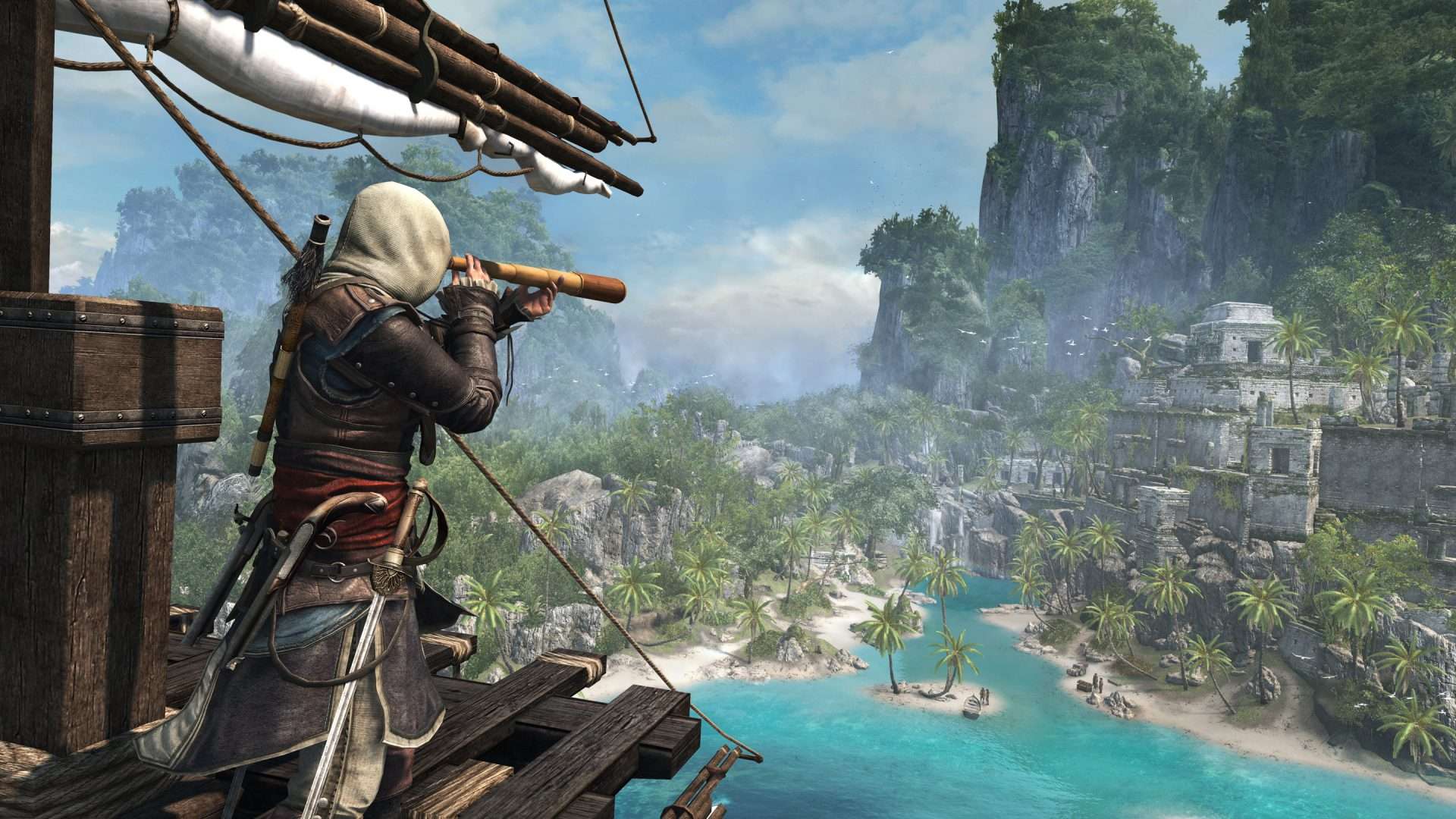 Un jugador recorre todo el mapa de AC IV: Black Flag… ¡a nado!