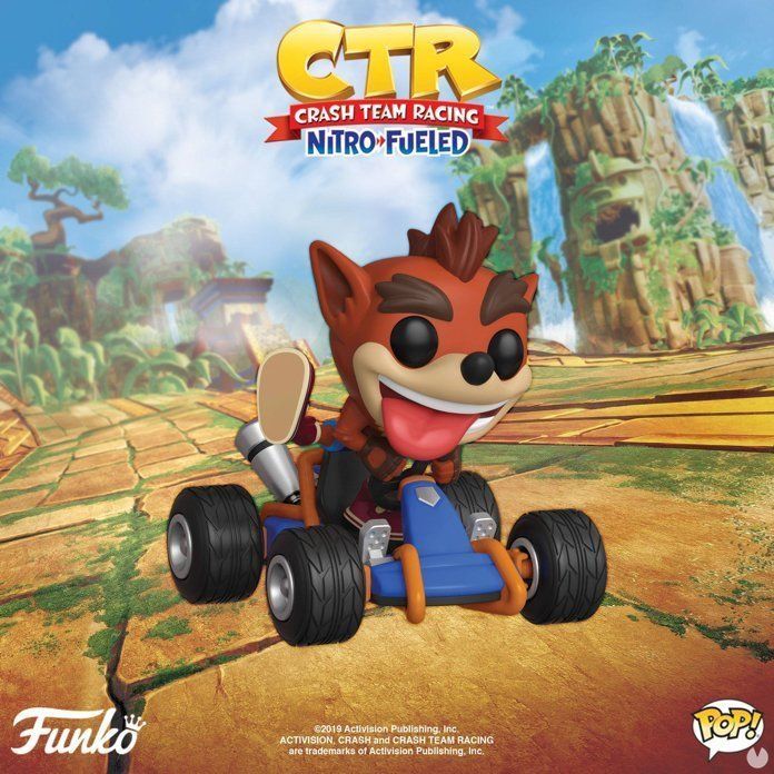 Cash Team Racing Nitro-Fueled tendrá su figura de Funko Pop