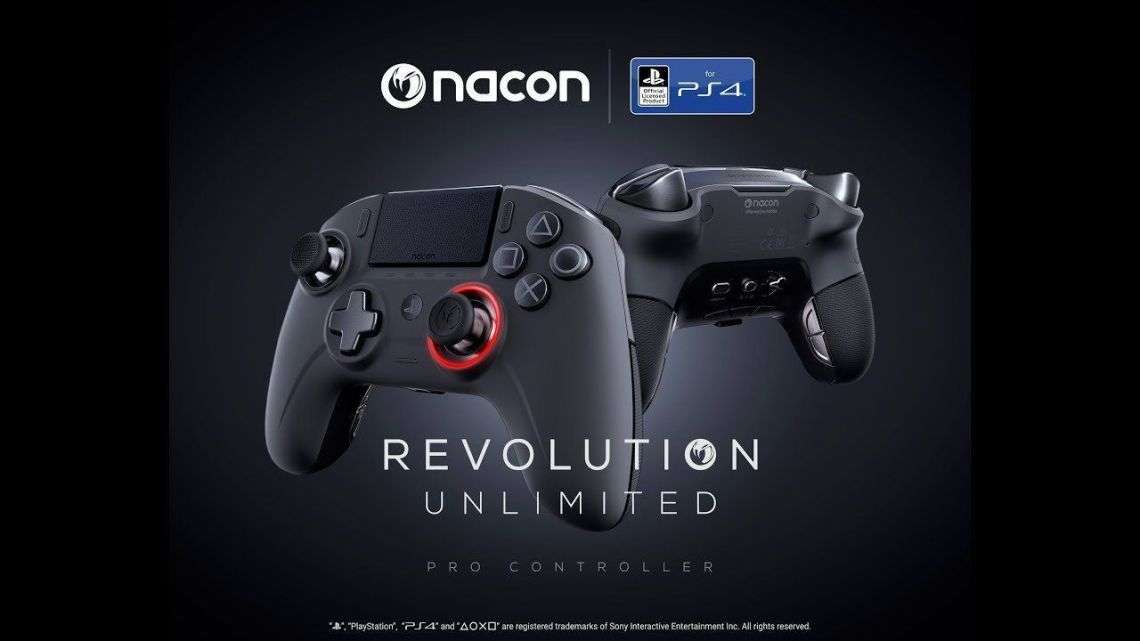 Se muestra un tráiler del Nacon Revolution Unlimited Pro Controller