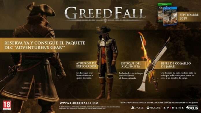 greedfall lanzamiento