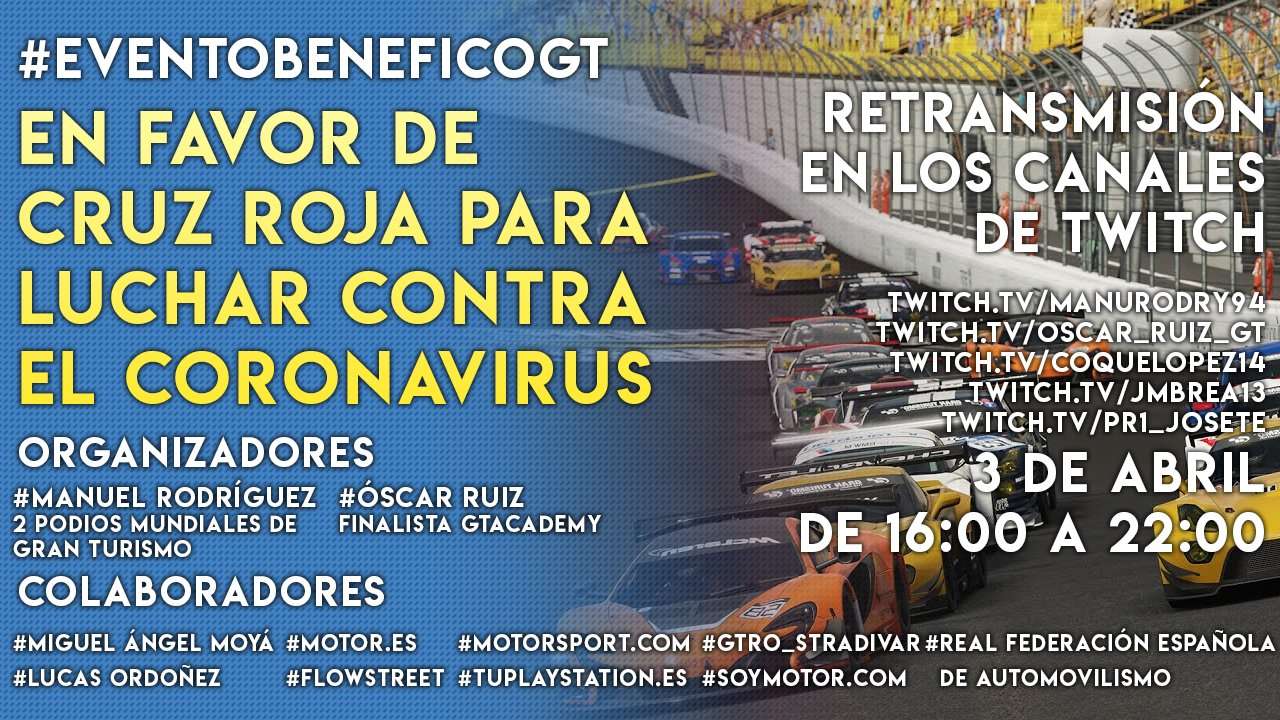 La GT Maratón Benéfica, en favor de la Cruz Roja, incorpora a Carlos Sainz Jr