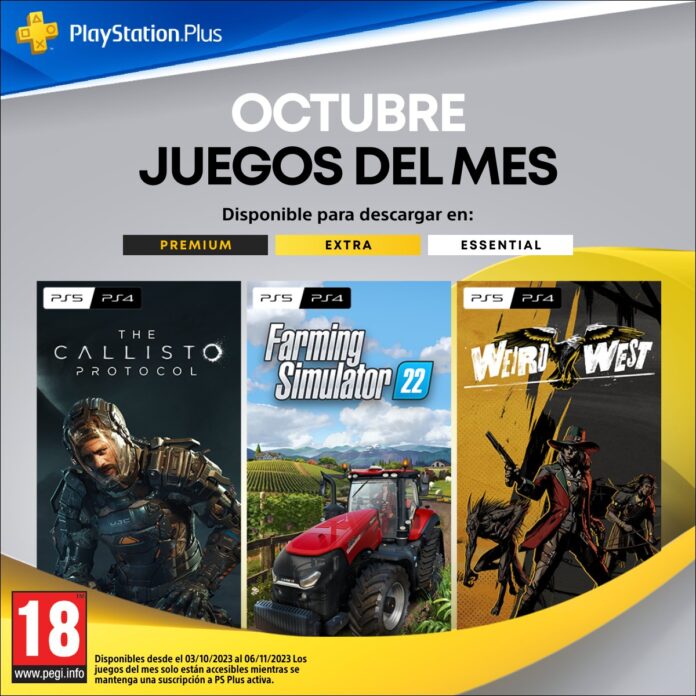 PSPlus Octubre 2023 Descarga