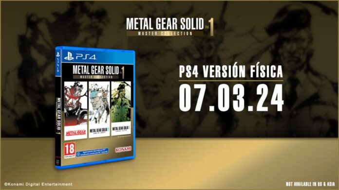 Edición física MGS Master Collection