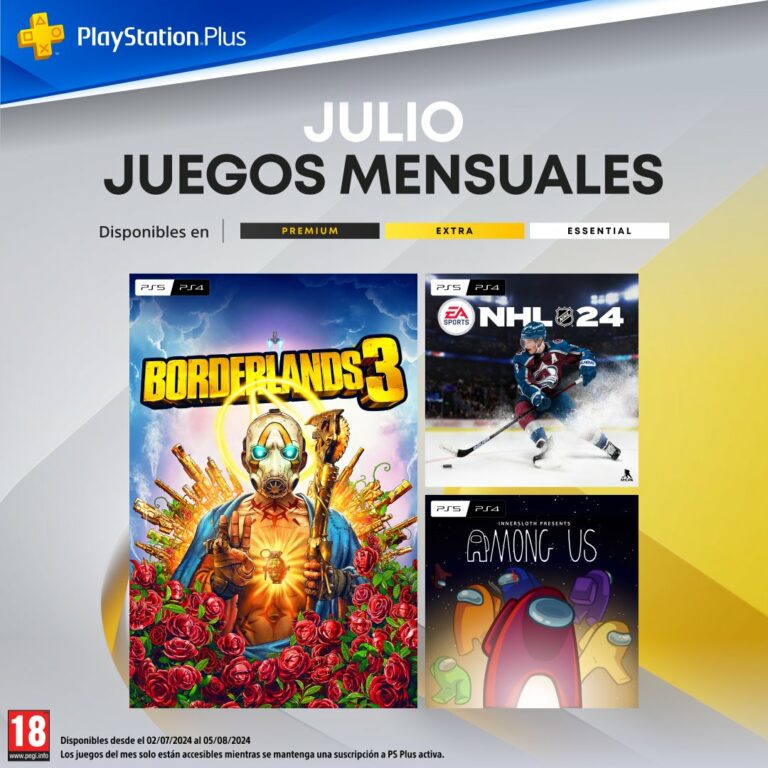 PSPlus Essential Julio 2024