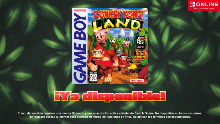 NSO Donkey Kong Land