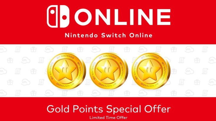 nintendo switch puntos oro